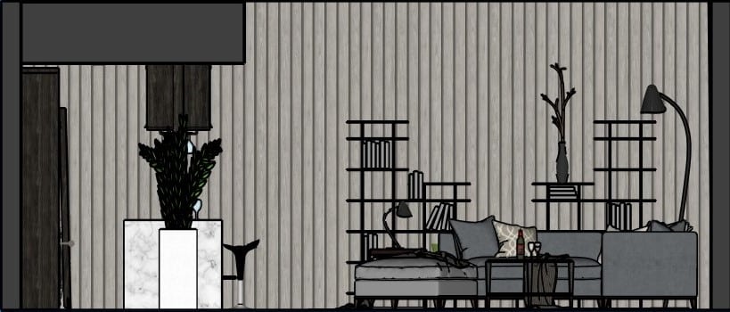 Bachelor Pad - Elevation three