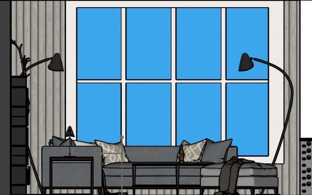 Bachelor Pad - Elevation two