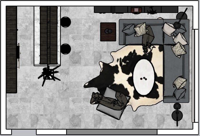 Bachelor Pad - Floor Plan