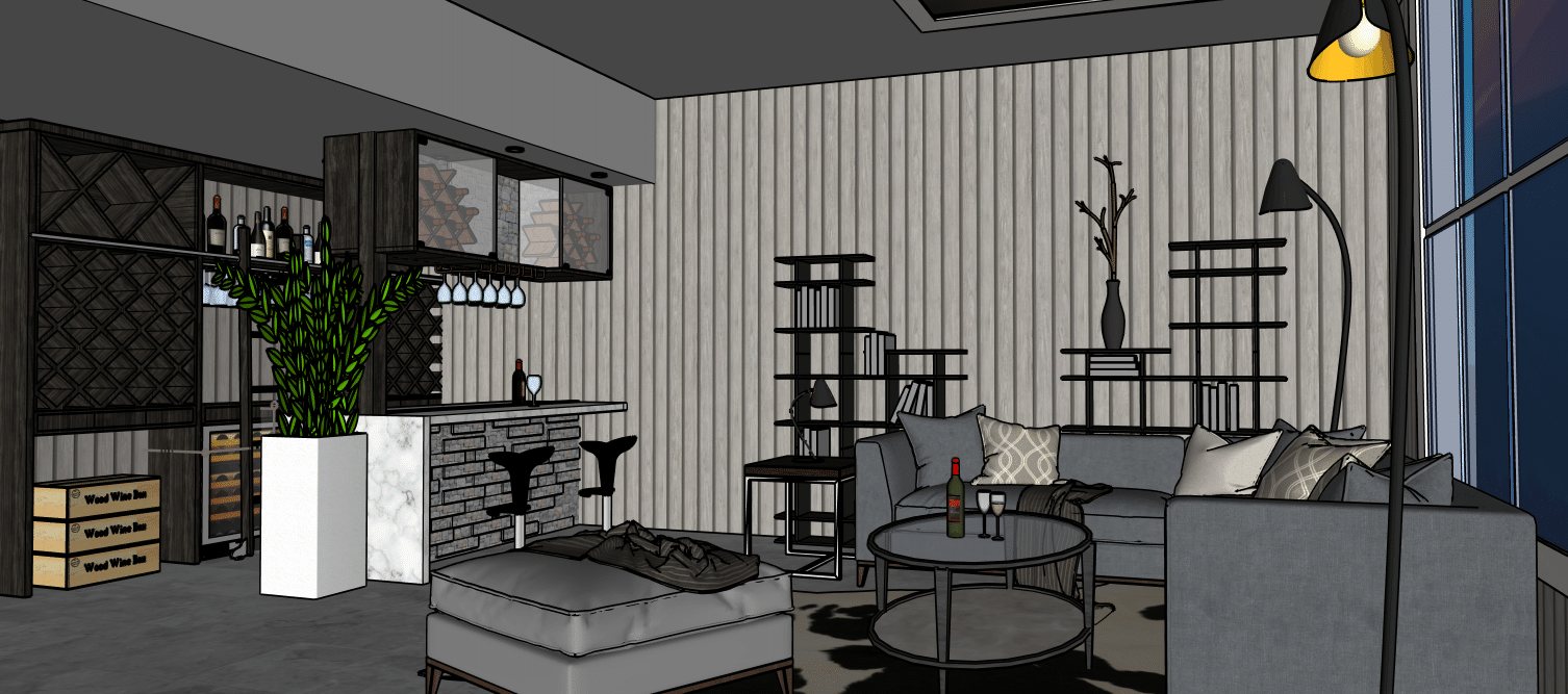 Bachelor Pad - Perspective 2