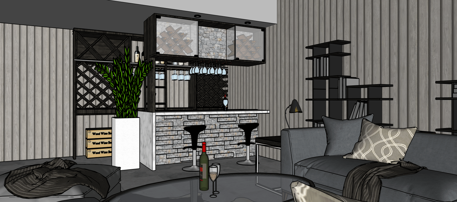 Bachelor Pad - Perspective 3