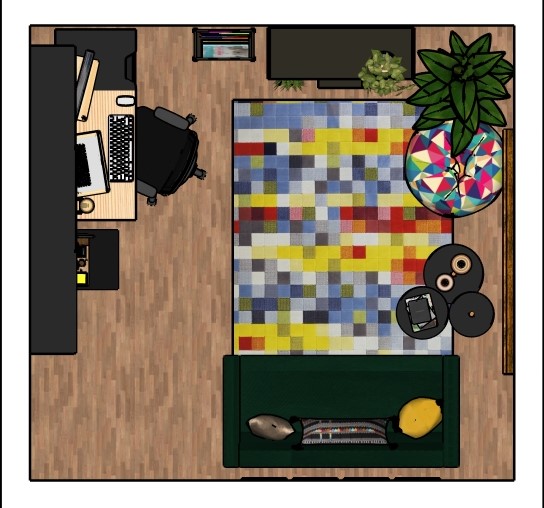 Eclectic Office Space FLOOR PLAN