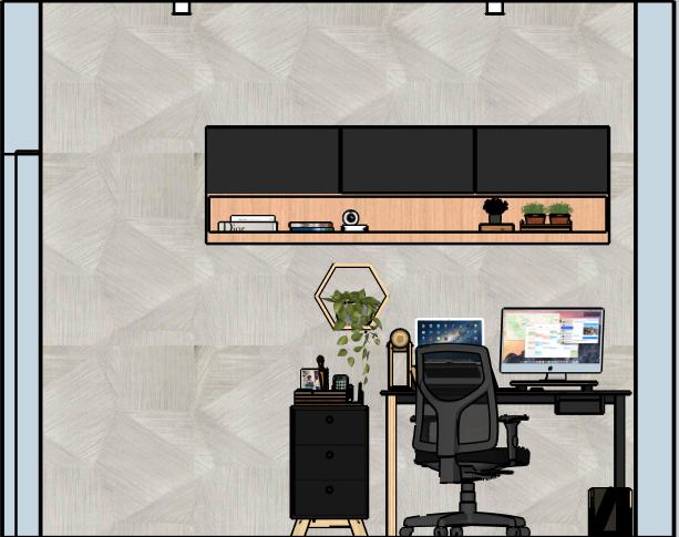 Eclectic Office Space elevation 3