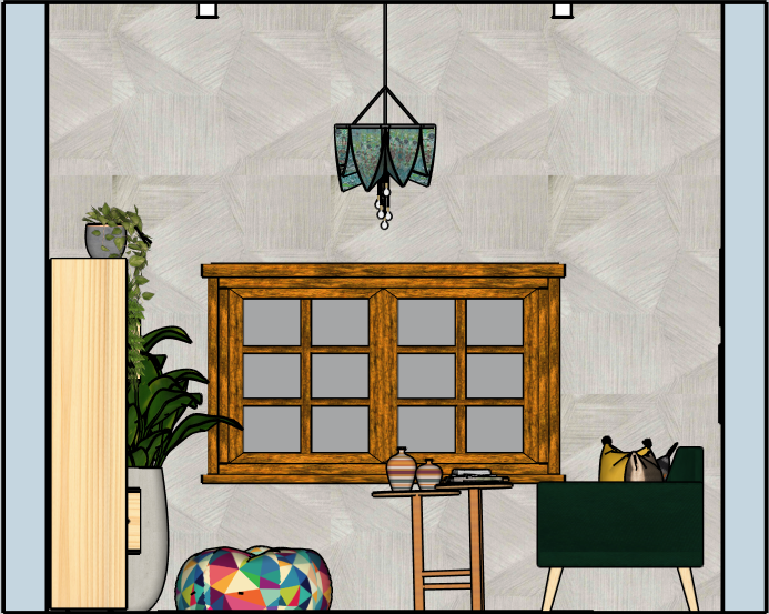 Eclectic Office Space elevation 4