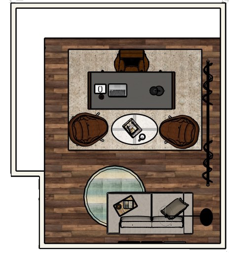 Equestrian Office Floor Plan