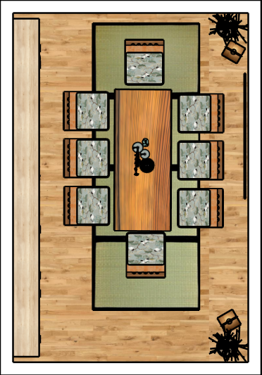 Final Project - Wabi Sabi Dining Room floor plan