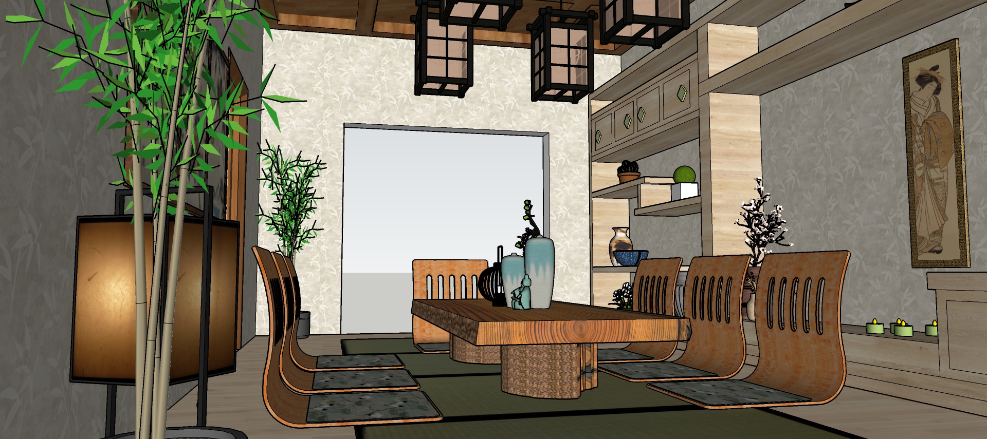 Final Project - Wabi Sabi Dining Room4