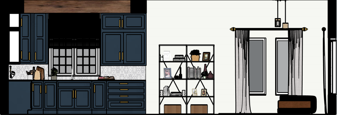 HUBBY KITCHEN ELEVATION 1