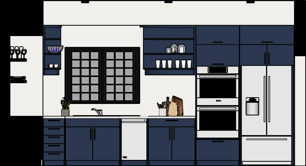 Modern Contemporary Kitchen - ELEVATION 4