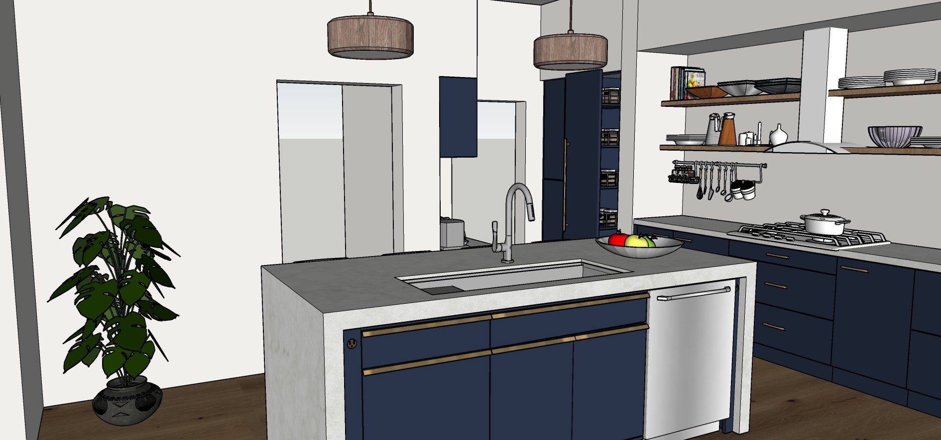 Modern Contemporary Kitchen - Perspective 6