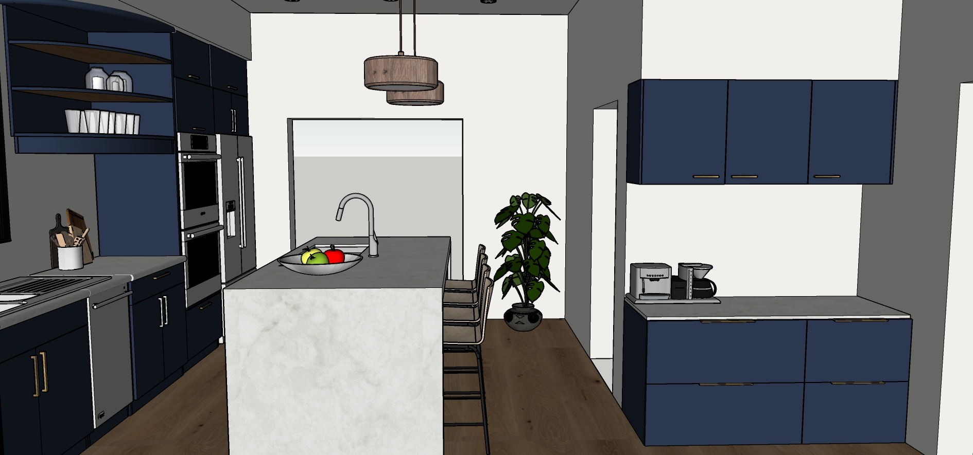 Modern Contemporary Kitchen - Perspective 7