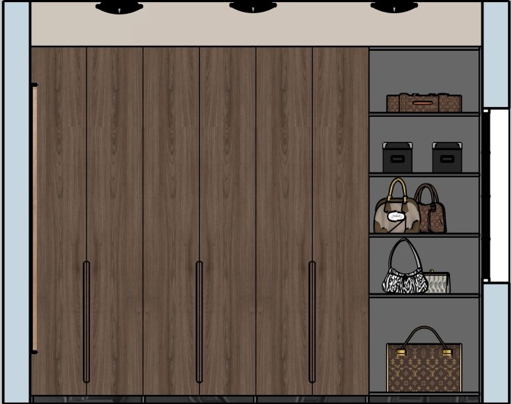 Modern Meets Traditional Master Bedroom ELEVATION 10