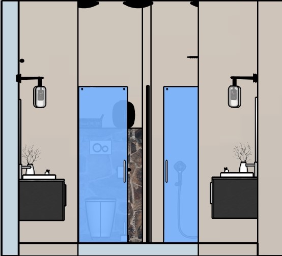 Modern Meets Traditional Master Bedroom ELEVATION 2