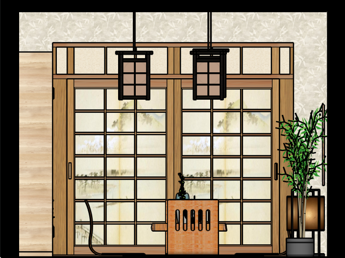 Wabi Sabi Dining Room - ELEVATION 3