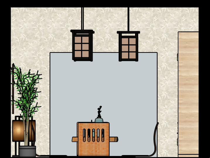 Wabi Sabi Dining Room - ELEVATION 4